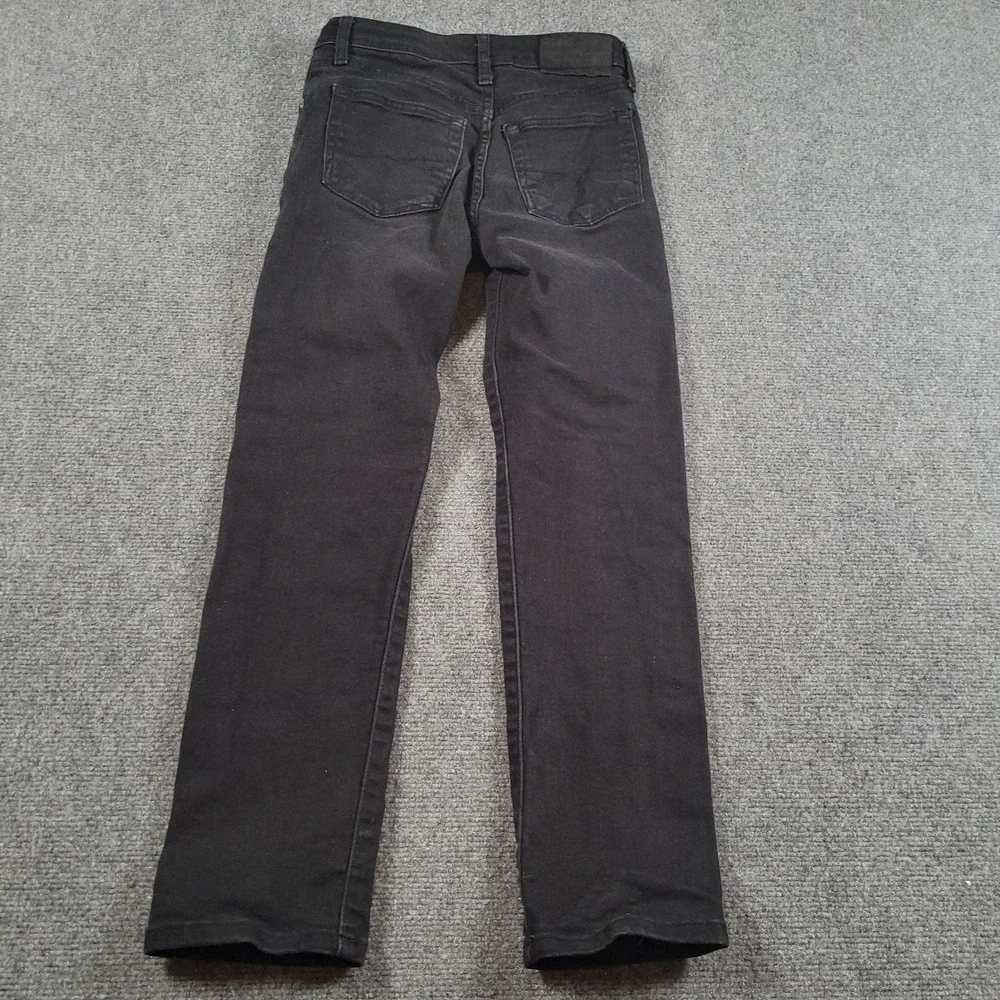 Polo Ralph Lauren Straight Jeans Kids Size 12 Black Hampton Straight Stretch